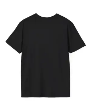 Custom t-shirt back view for logo placement