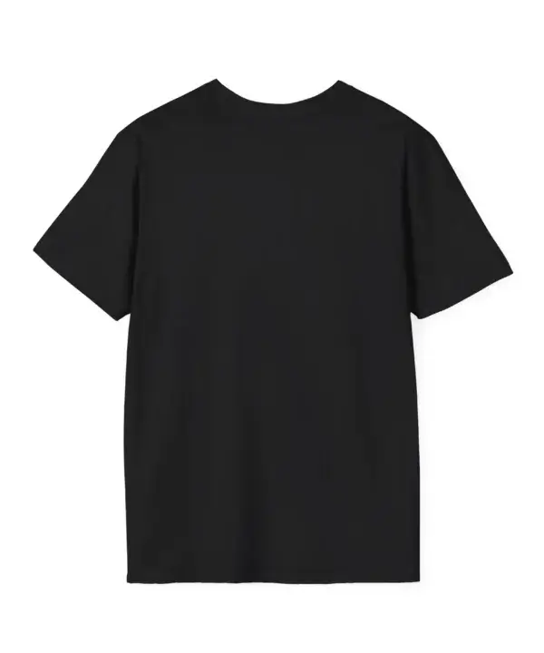 Custom t-shirt back view for logo placement