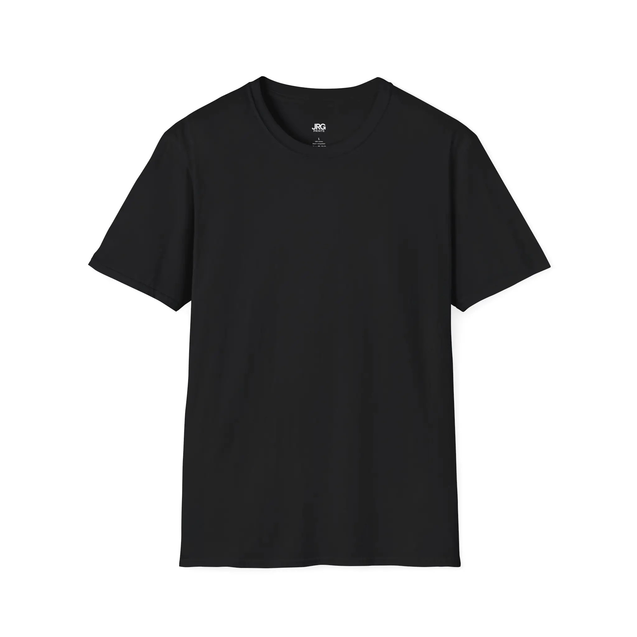 Custom t-shirt front view for branded apparel