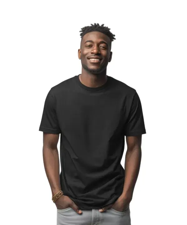Custom t-shirt worn by model for Chicago team apparel