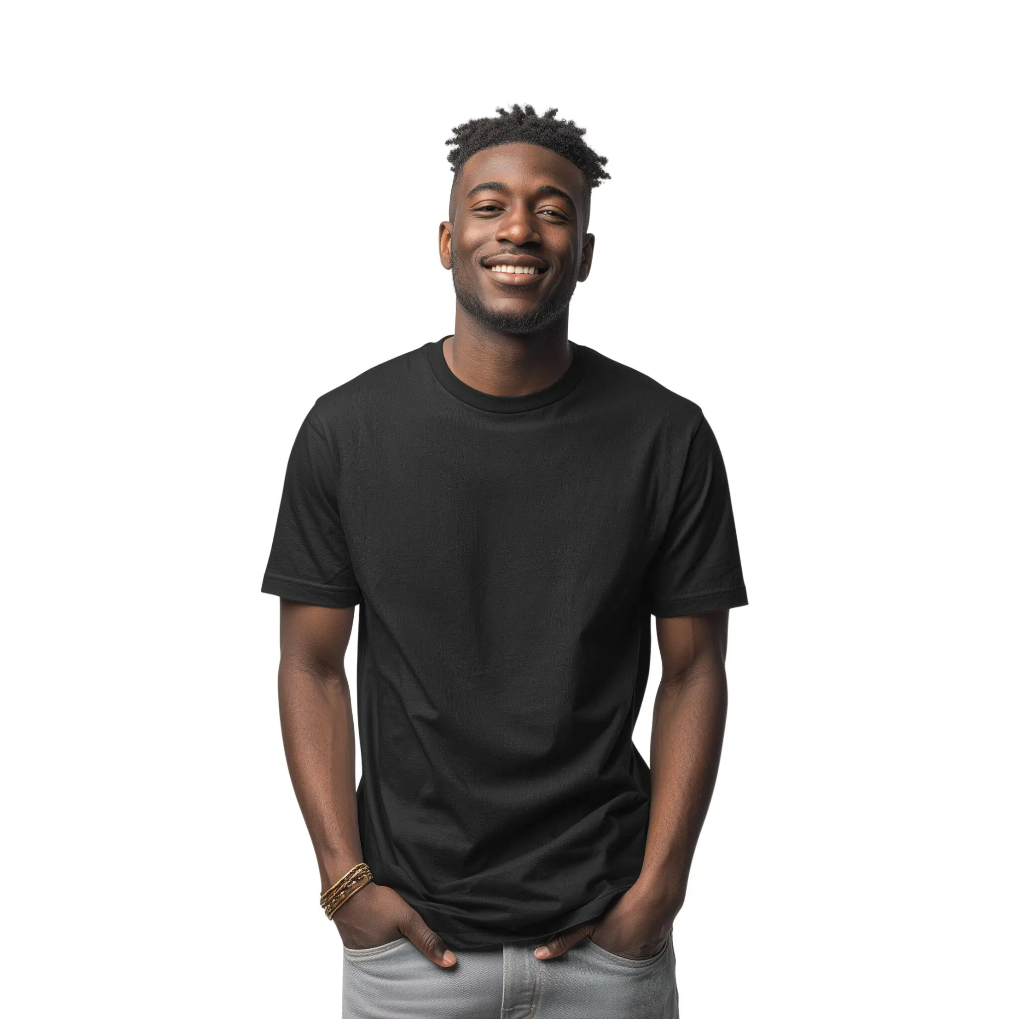 Custom t-shirt worn by model for Chicago team apparel