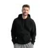 Custom hoodie worn by model for Chicago team apparel