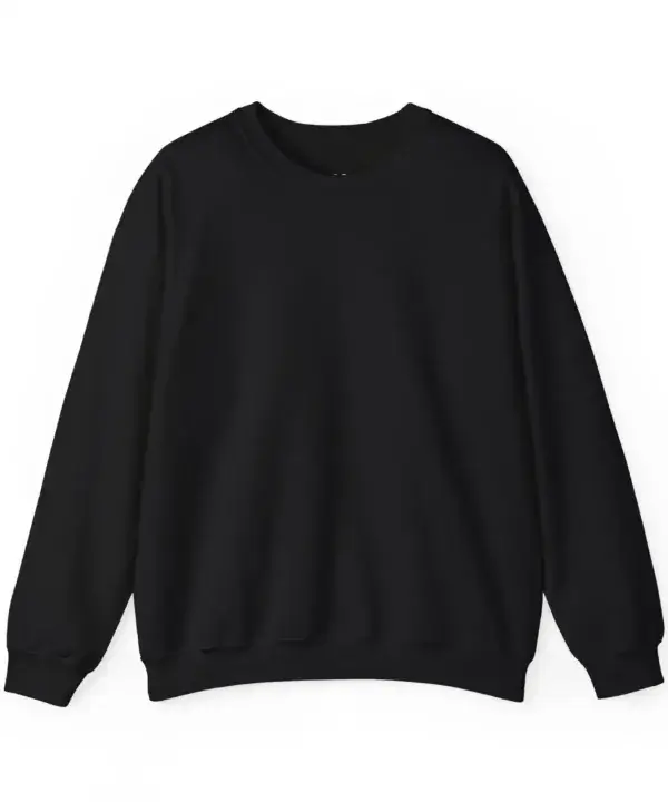 Custom crewneck sweatshirt front view for branded apparel
