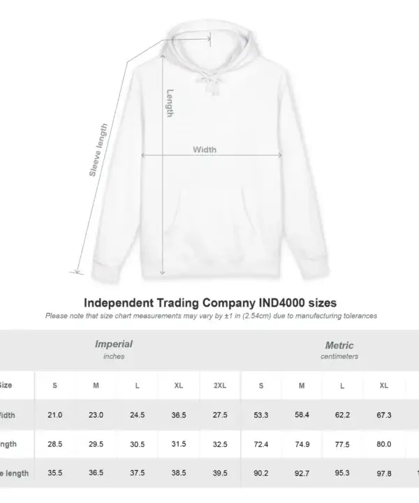 Tutes logo hoodie — four Chicago stars printed in white on heavyweight fleece