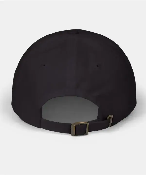 Tutes logo hat in black — four Chicago stars embroidered in white on an unstructured cotton cap