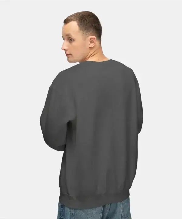 Tutes logo crewneck — four Chicago stars printed in white on garment-dyed cotton