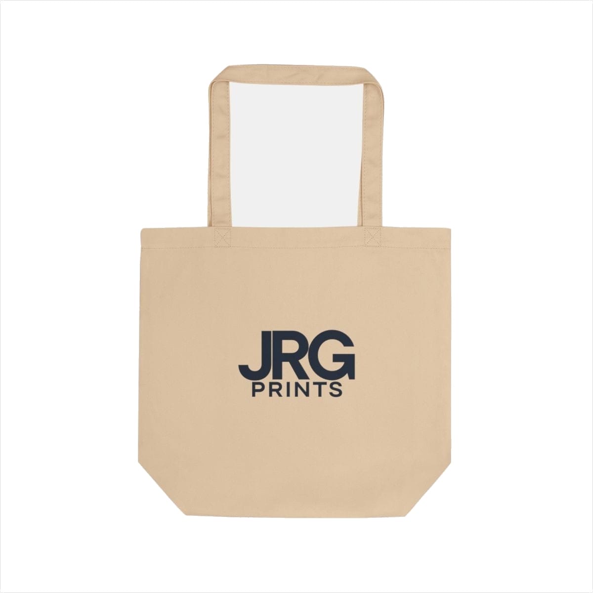 Custom tote bag with navy logo for promotional branded merchandise