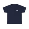 Custom navy t-shirt with the JRG Prints logo on the right chest