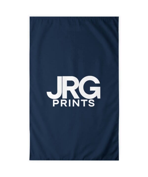Large 36 by 60 inch navy custom outdoor flag