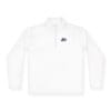Custom quarter-zip pullover with the JRG Prints logo on the left chest