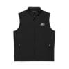 Custom soft shell vest with the JRG Prints logo embroidered on the left chest