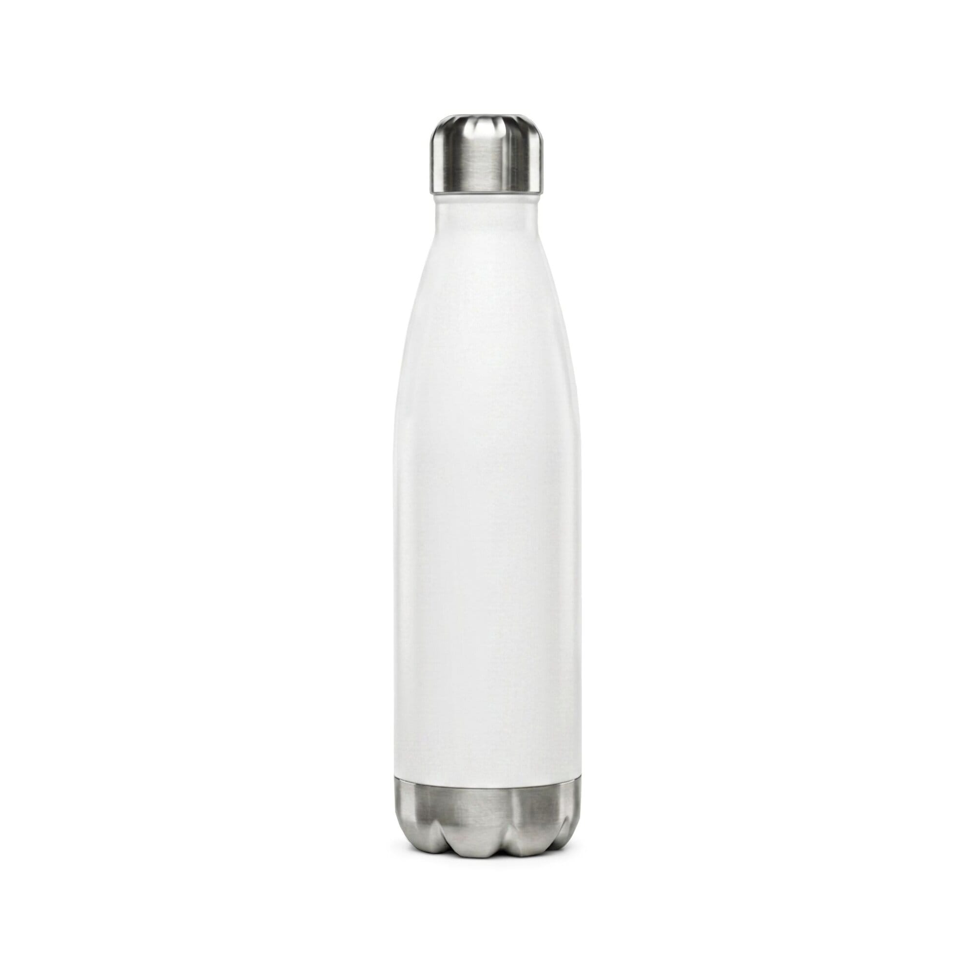 Custom logo water bottle in white